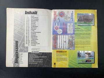 1997/98 Panini Complete Sticker Album Fussball 98