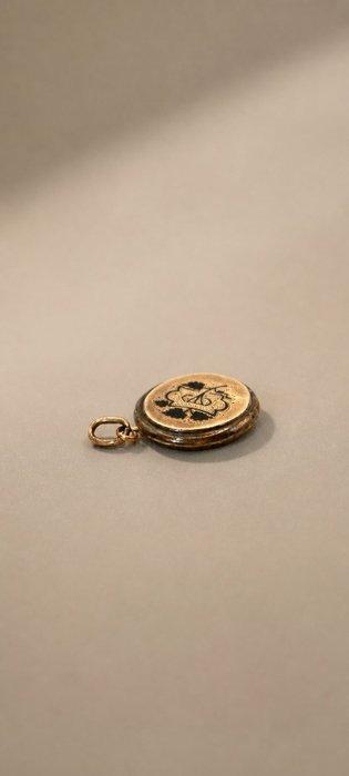 Pendentif - 14 carats Or jaune - Anciens médaillons et
