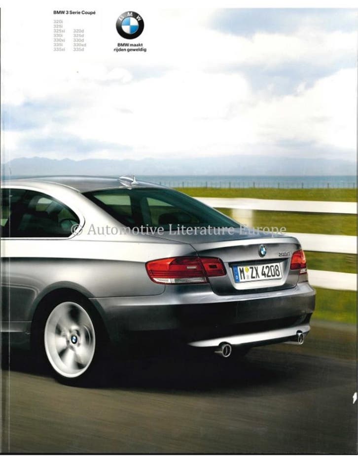 2007 BMW 3 SERIE COUPÉ BROCHURE NEDERLANDS, Livres, Autos | Brochures & Magazines, Enlèvement ou Envoi