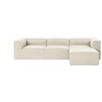 Evila Originals Fora Hoekzetel Ecru - Outlet - Ongebruikt, Overige materialen, 250 tot 300 cm, Verzenden, Zo goed als nieuw