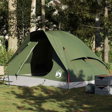 vidaXL Koepeltent 4-persoons waterdicht olijfgroen, Verzenden, Nieuw