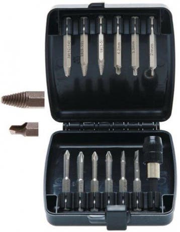Bgs Technic Schroefkop uitdraaier  bitset, 13 delig, Verzenden, Nieuw