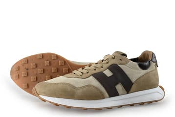 Hogan Sneakers in maat 46 Bruin, Kleding | Heren, Schoenen, Bruin, Verzenden, Hogan, Zo goed als nieuw