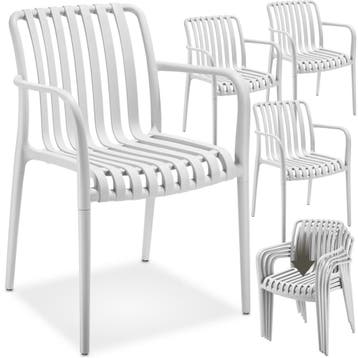 Tuinstoelen Alcudia, weerbestendig, stapelbaar, Tuin en Terras, Verzenden, Nieuw