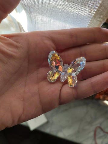 Swarovski - Beeldje - Farfalla di cristallo - Kristal