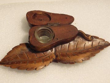 Forêt noire - fin XIXème - Inktpot - Hout, Glas