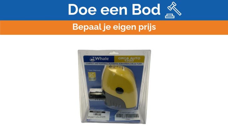 Bieden: Whale Orca BE1484 Electric Bilgepump 24V, Sports nautiques & Bateaux, Accessoires navigation, Enlèvement ou Envoi