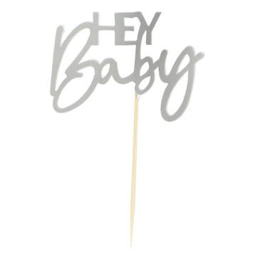 Cocktailprikkers Hey Baby 9cm 12st, Verzenden, Nieuw