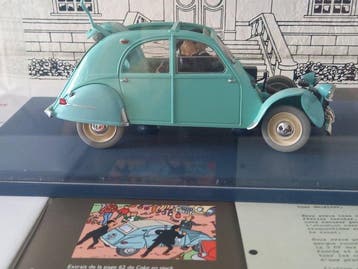 Moulinsart/Hachette - Tintin - Voiture 1/24 - La 2CV cassée, Nieuw