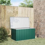 vidaXL Tuinbox Groen 129x67x65 cm, Tuin en Terras, Bergingen en Tuinkasten, Verzenden, Nieuw