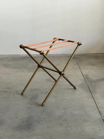 Kabinet - Messing, Textiel - elegante bagagerek