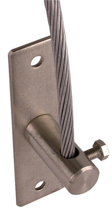 Dehn Bloc de tension RD 8mm StSt 2 trous de fixation D, Verzenden