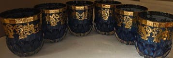 ISMIE LUX - Drinkservies (6) - onvergelijkbaar superieur blu