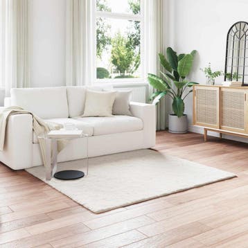 vidaXL Antislip vloerkleed van imitatie konijnenbont OLITE, Verzenden, Nieuw
