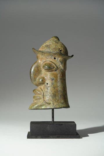 Een bronzen hoofd - Portugees - Benin - Nigeria