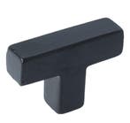 T-Greep Recht IJzer zwart 54 mm, Nieuw