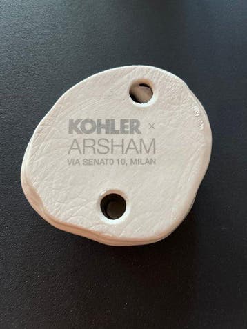 Kohler - Daniel Arsham - Petit bougeoir - Céramique