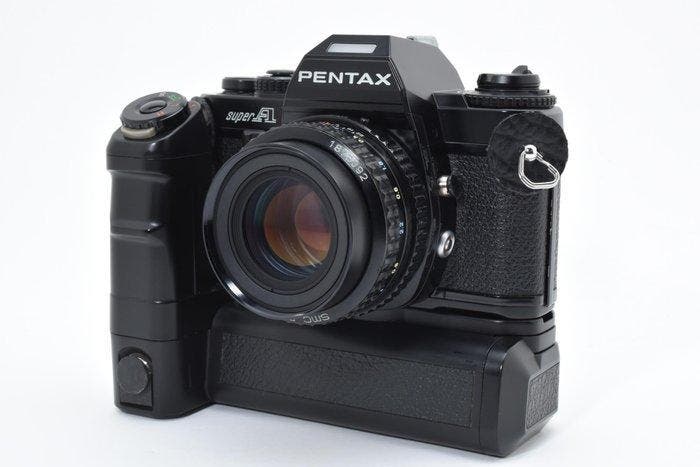 Pentax Super A + Motor Drive A + smc-A 1,7/50mm | Analoge, TV, Hi-fi & Vidéo, Appareils photo analogiques