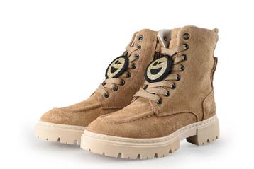 Nubikk Veterboots Meisjes in maat 30 Beige, Verzenden, Jongen of Meisje, Nubikk, Schoenen