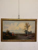 École italienne (XX) - Contadina in Campagna
