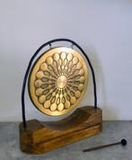 Handmade - Grote tafelgong - Gong - Frankrijk - 1970 (Zonder