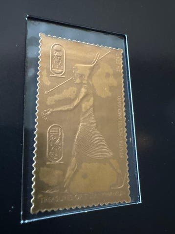 Wereld. Gold medal König mit der Harpune, 1/100 Oz (.950)