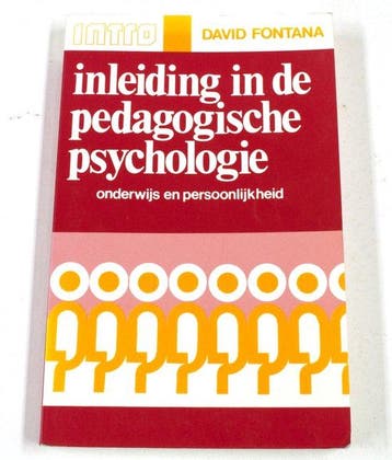 Inleiding in de pedagogische psychologie - Fontana, Verzenden, Nieuw