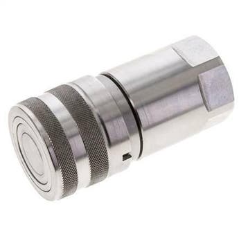 Acier inoxydable DN 16 à face plate, prise hydraulique G 1, Doe-het-zelf en Bouw, Verzenden, Nieuw