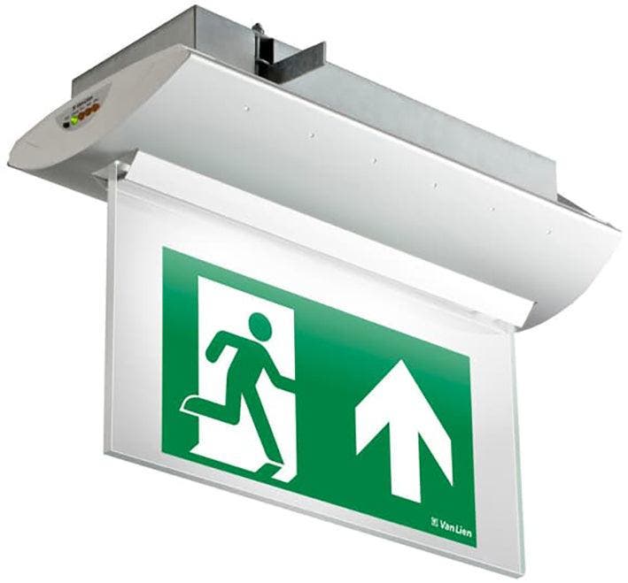Van Lien Luminaire De Secours Optilux - 7TCA091130R0005, Bricolage & Construction, Éclairage de chantier, Envoi