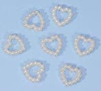 Hartje van pareltjes ca. 1 cm doosje 100 stuks, Nieuw