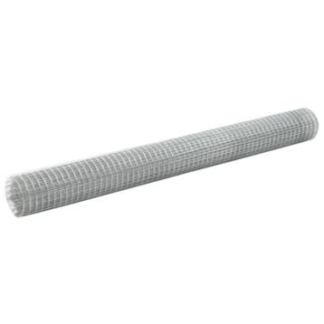 vidaXL Kippengaas 10x1,5 m gegalvaniseerd staal, Verzenden, Nieuw