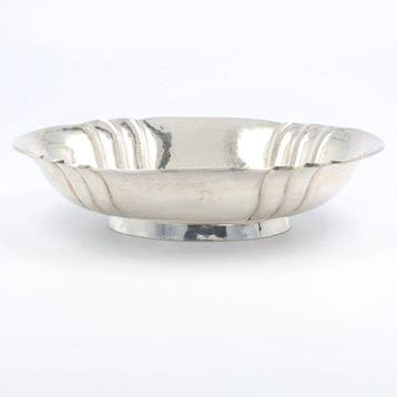 Art-Deco - Plateau - Argent 830, Antiek en Kunst