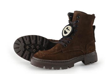 Nubikk Veterboots Meisjes in maat 30 Bruin, Verzenden, Jongen of Meisje, Nubikk, Schoenen