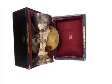 DELVAUX-ORFÈVRE-MOULINS - Bokaal (4) - .950 zilver - Pátena,
