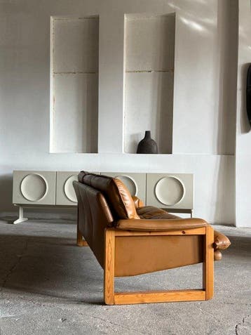 IKEA - Hannu Jyräs - Sofa - Furusund - Leder, Vurenhout -, Antiquités & Art