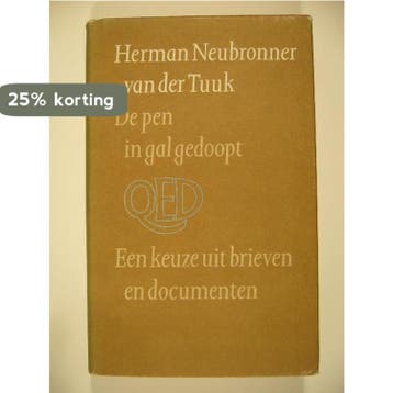 Pen in gal gedoopt 9789021484204 Neubronner Tuuk, Verzenden, Gelezen, Neubronner Tuuk