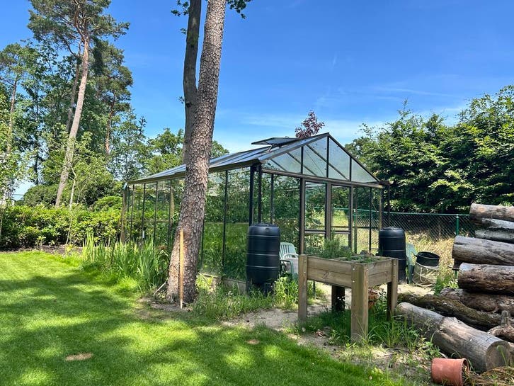 Sterke HBS serre met montage, direct van de fabrikant, Tuin en Terras, Kassen, Glas, Staal, Nieuw, Kweekkas