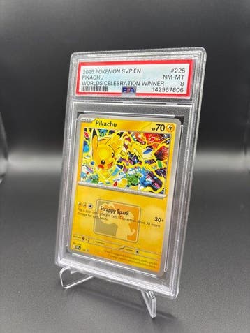 Pokémon - 1 Graded card Pikachu 225 World Celebration Winner