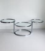 Leitmotiv - Table basse - Double Swivel - Chromé(e), Acier,
