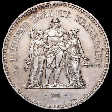 Frankrijk. 50 Francs 1974 Hercule (Zonder minimumprijs)