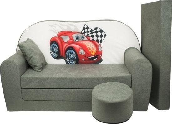 Kinder slaapbank set | Grijs | Nieuw | Scherpe Prijs, Kinderen en Baby's, Kinderkamer | Bedden, Minder dan 70 cm, Minder dan 140 cm