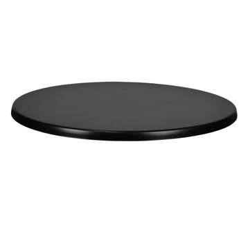 Tafelblad | Zwart | In-/Outdoor | Ø600x30(h)mm Werzalit, Verzenden, Nieuw in verpakking