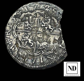 Spanje. Felipe V. 2 Reales 1725 - Madrid (Zonder