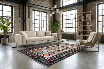 Kilim coloré - inutilisé - Tapis - 250 cm - 175 cm - Avec, Maison & Meubles, Ameublement | Tapis & Moquettes