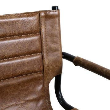 Prati - Chaise - Fer, Cuir, Antiquités & Art