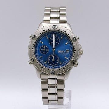 Seiko - Chronograph 10 BAR - Zonder minimumprijs - 7T32-6E40