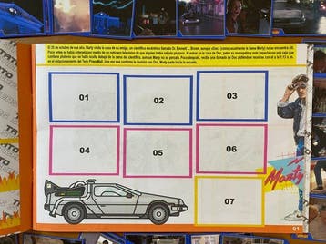 2000 variant panini Michael J. Fox volver al futuro back to, Nieuw