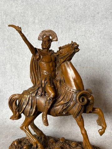 sculptuur, Kamiko bronzen beeld van een Romeinse centurion, Antiek en Kunst