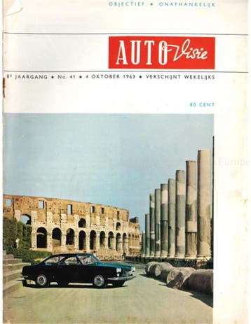 1963 AUTOVISIE MAGAZINE 41 NEDERLANDS, Ophalen of Verzenden, Nieuw