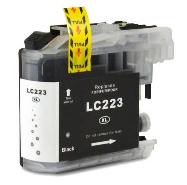 Huis-Merk  BROTHER LC-223 XL Black 20ml + Chip 247Print, Computers en Software, Printerbenodigdheden, Nieuw, Verzenden
